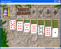Bonzi's Solitaire with the Ruins theme.